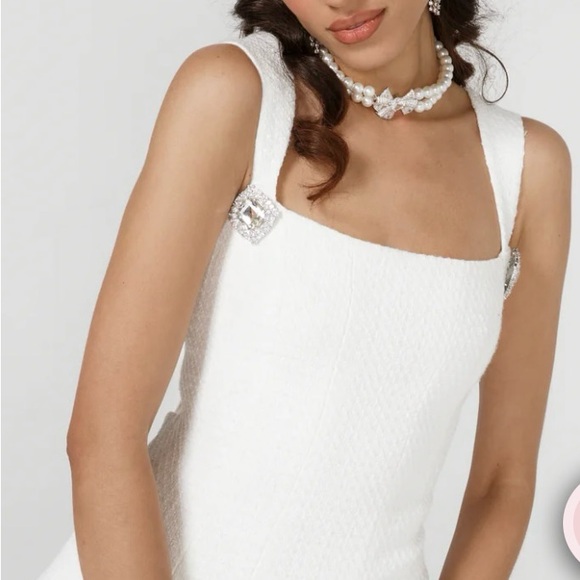 Nana Jacqueline Tops - Nana Jacqueline Annabella Bow Embellished Top